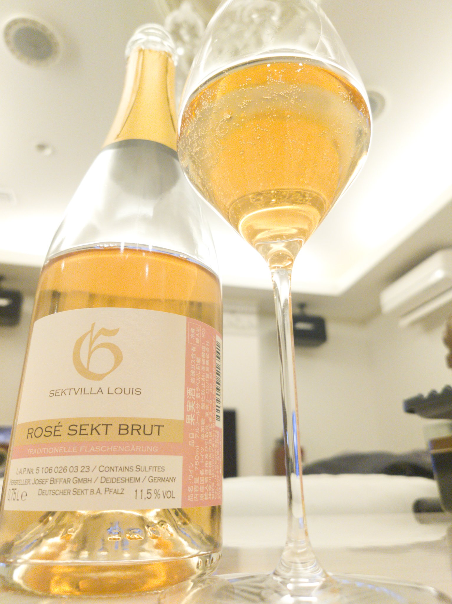 Josef Biffar Sektvilla Louis Rose Sekt Brut